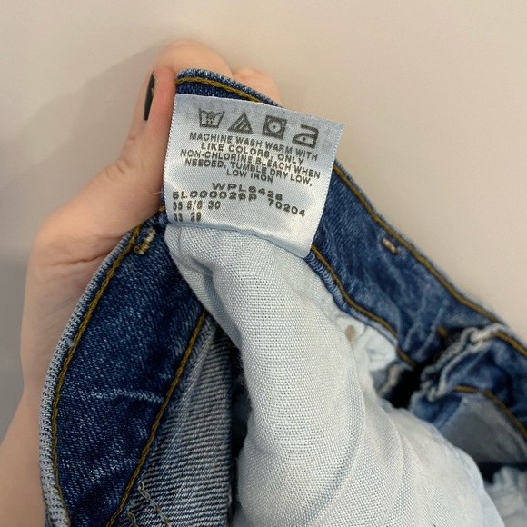 VTG 90s Petite Straight Leg Mom Jeans Riders By Lee - Picture 7 of 8